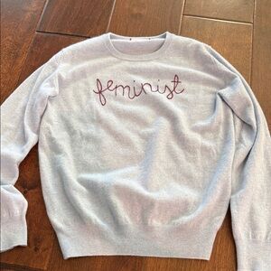 Lingua Franca Light Blue sweater